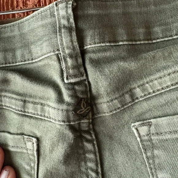 Prana “Kayla” Dark Olive Skinny Jean 2/26 - Picture 7 of 7